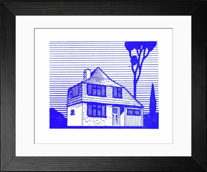 Framed Print : Detached house Framed Print : Detached house