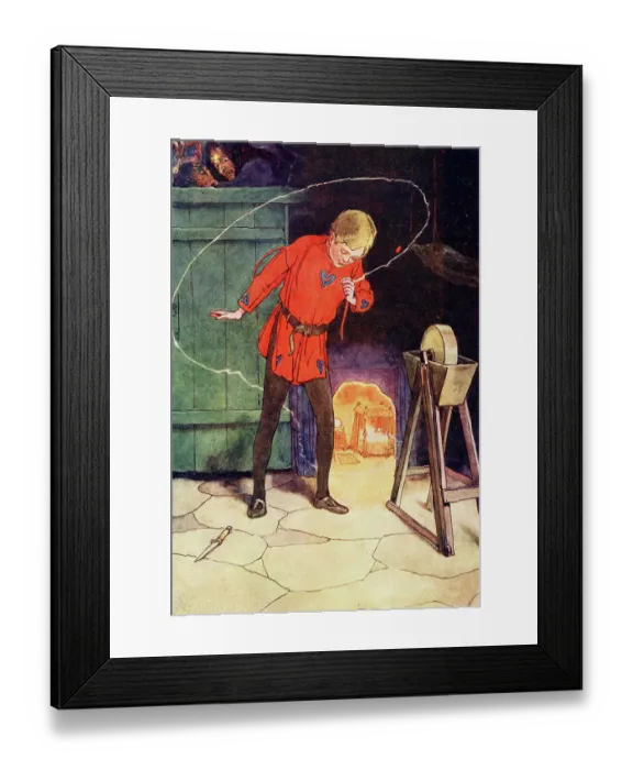 Framed Print : Illustration, The Story of Peter Pan Framed Print : Illustration, The Story of Peter Pan