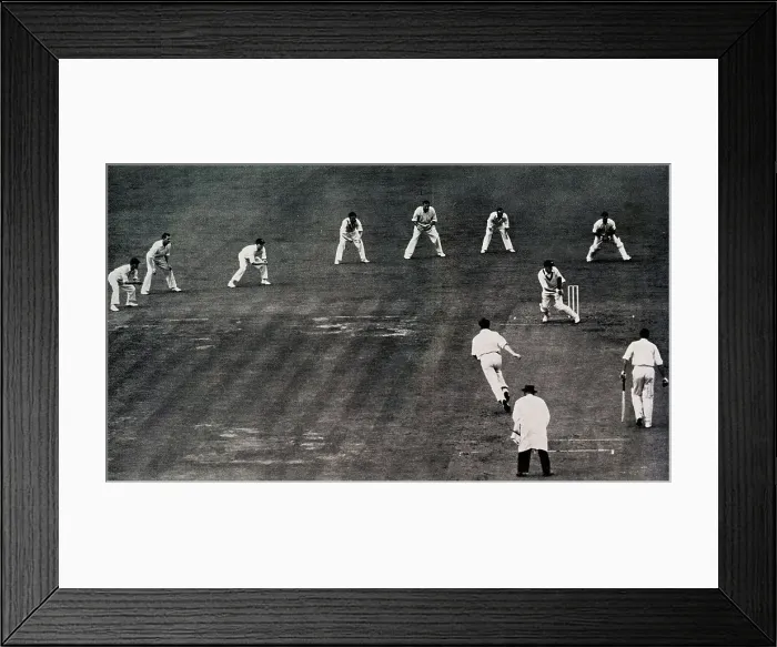 Framed Print : Hole batting to Truman in final test Framed Print : Hole batting to Truman in final test
