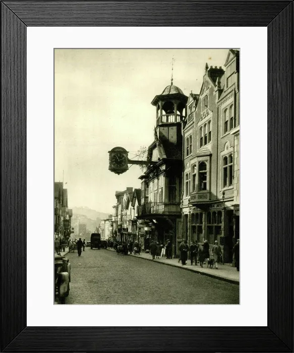 Framed Print : High Street, Guildford, Surrey Framed Print : High Street, Guildford, Surrey