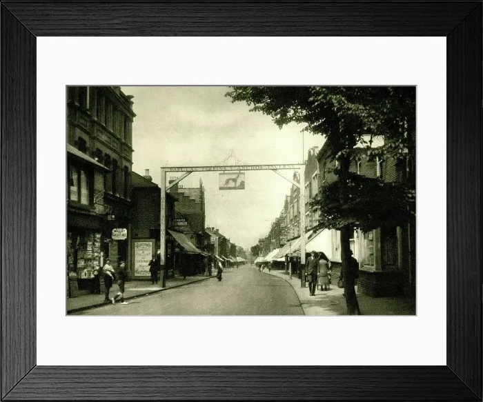 Framed Print : High Street, Sutton, Surrey Framed Print : High Street, Sutton, Surrey