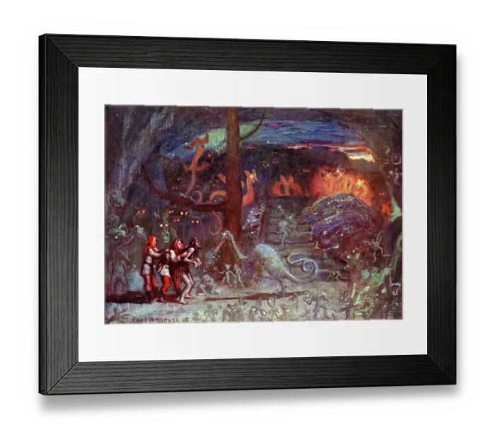 Framed Print : Prospero's cave, The Tempest, Shakespeare Framed Print : Prospero's cave, The Tempest, Shakespeare