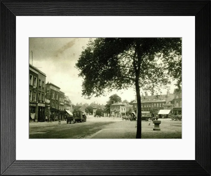 Framed Print : Old Town of Clapham, Surrey Framed Print : Old Town of Clapham, Surrey