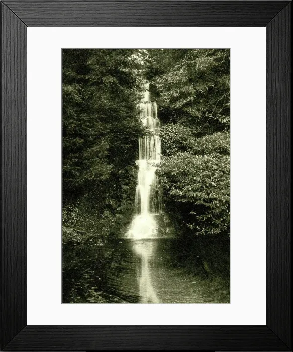 Framed Print : Waterfall, Tillingbourne Valley, Leith Hill, Surrey Framed Print : Waterfall, Tillingbourne Valley, Leith Hill, Surrey