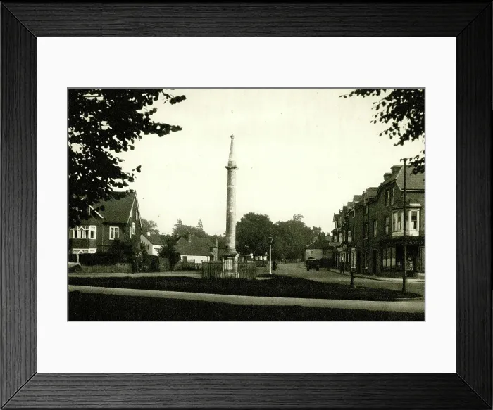 Framed Print : Seven Dials Column, Weybridge, Surrey Framed Print : Seven Dials Column, Weybridge, Surrey