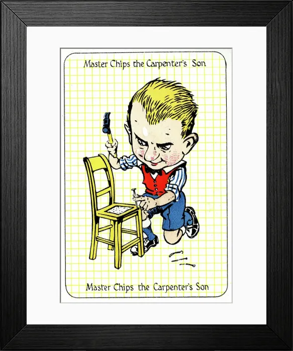 Framed Print : Master Chips the Carpenter's Son