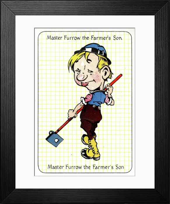 Framed Print : Master Furrow the Farmer's Son Framed Print : Master Furrow the Farmer's Son
