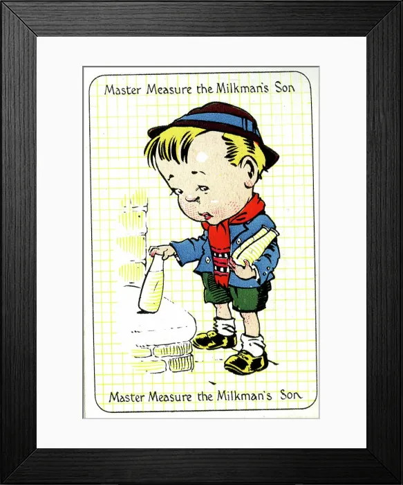 Framed Print : Master Measure the Milkman's Son Framed Print : Master Measure the Milkman's Son