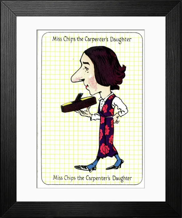 Framed Print : Miss Chips the Carpenter's Daughter Framed Print : Miss Chips the Carpenter's Daughter