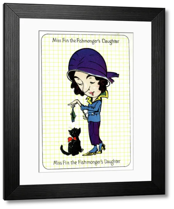 Framed Print : Miss Fin the Fishmonger's Daughter Framed Print : Miss Fin the Fishmonger's Daughter