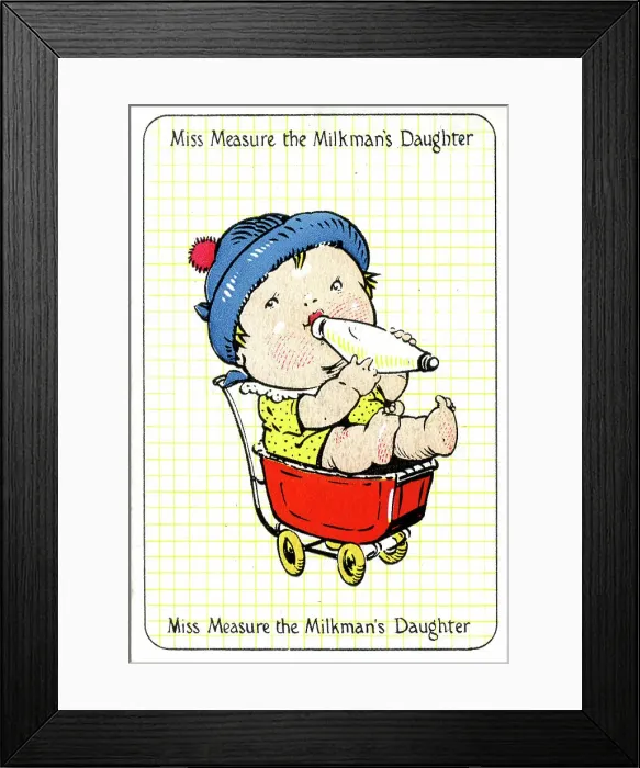 Framed Print : Miss Measure the Milkman's Daughter Framed Print : Miss Measure the Milkman's Daughter