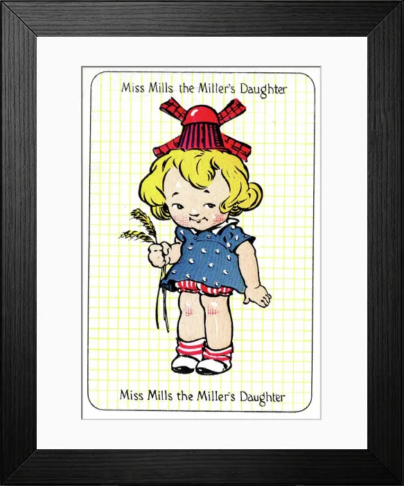 Framed Print : Miss Mills the Miller's Daughter Framed Print : Miss Mills the Miller's Daughter