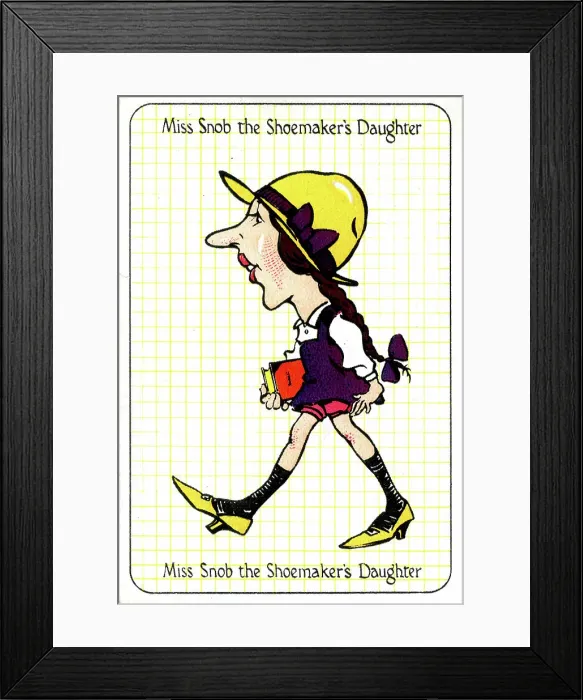 Framed Print : Miss Snob the Shoemaker's Daughter Framed Print : Miss Snob the Shoemaker's Daughter