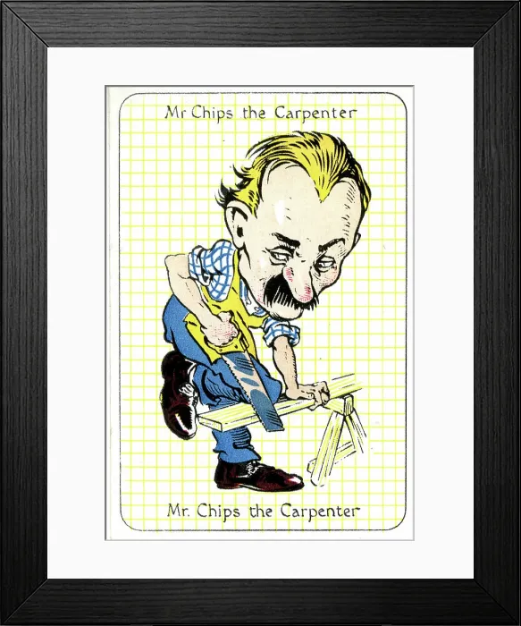 Framed Print : Mr Chips the Carpenter Framed Print : Mr Chips the Carpenter