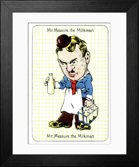 Framed Print : Mr Measure the Milkman Framed Print : Mr Measure the Milkman