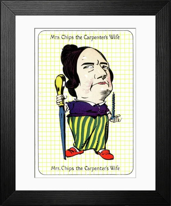 Framed Print : Mrs Chips the Carpenter's Wife Framed Print : Mrs Chips the Carpenter's Wife