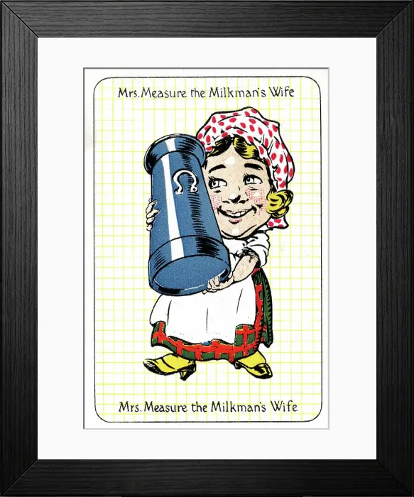 Framed Print : Mrs Measure the Milkman's Wife Framed Print : Mrs Measure the Milkman's Wife