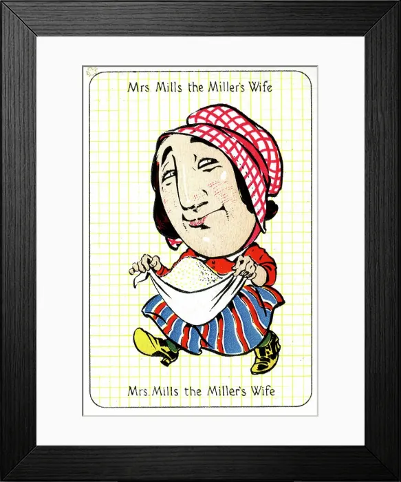 Framed Print : Mrs Mills the Miller's Wife Framed Print : Mrs Mills the Miller's Wife
