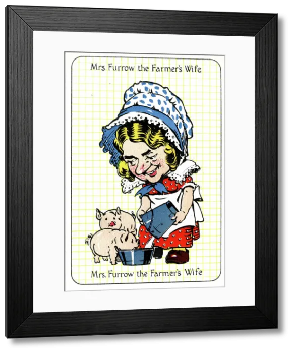 Framed Print : Mrs Furrow the Farmer's Wife Framed Print : Mrs Furrow the Farmer's Wife