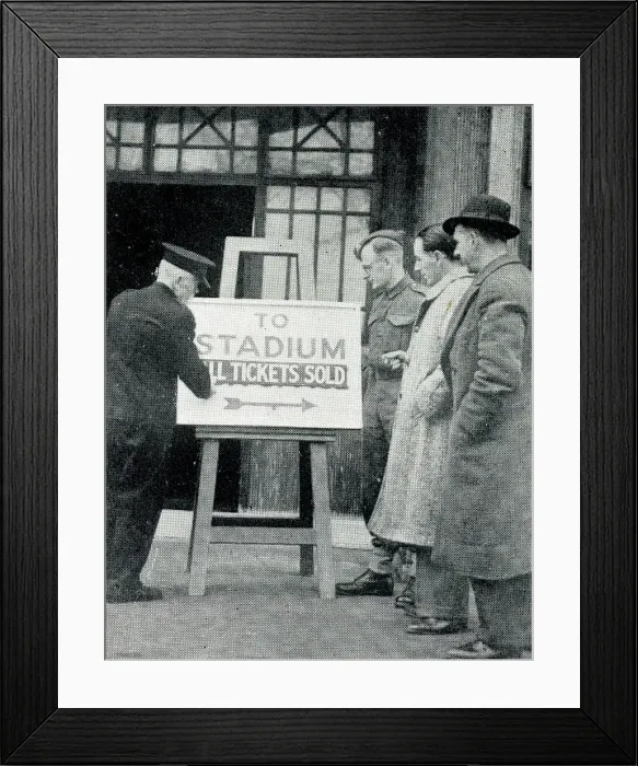 Framed Print : All tickets sold for FA Cup Final at Wembley Stadium Framed Print : All tickets sold for FA Cup Final at Wembley Stadium
