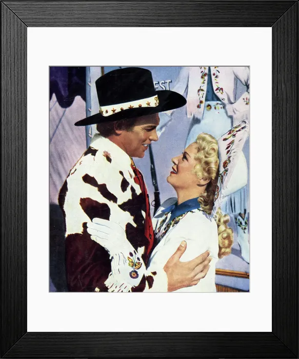 Framed Print : Betty Hutton and Howard Keel, Annie Get Your Gun