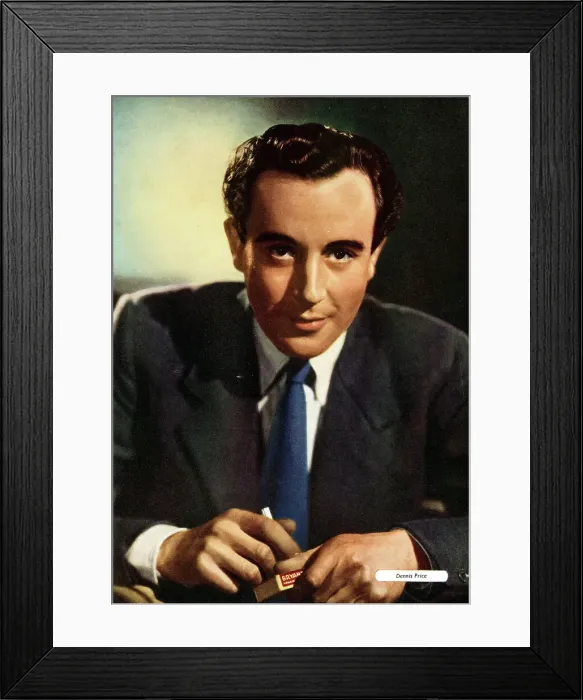 Framed Print : Dennis Price, English actor Framed Print : Dennis Price, English actor
