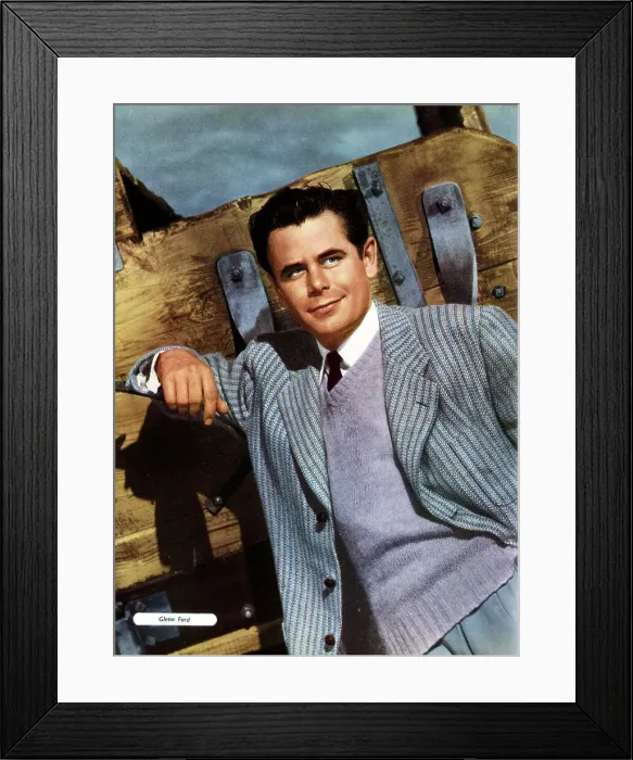 Framed Print : Glenn Ford, American actor Framed Print : Glenn Ford, American actor