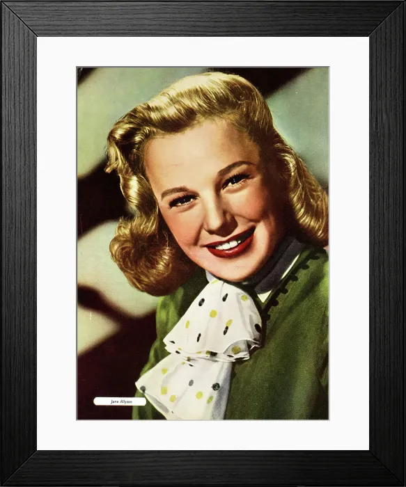 Framed Print : June Allyson, American actress Framed Print : June Allyson, American actress