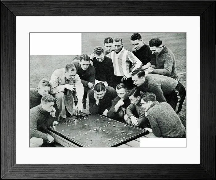 Framed Print : Newport County footballers, method of attack Framed Print : Newport County footballers, method of attack