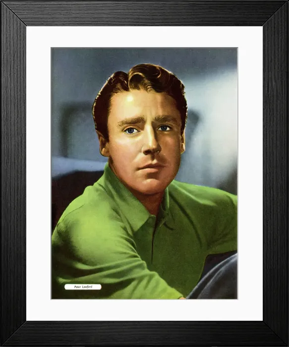 Framed Print : Peter Lawford, English actor Framed Print : Peter Lawford, English actor