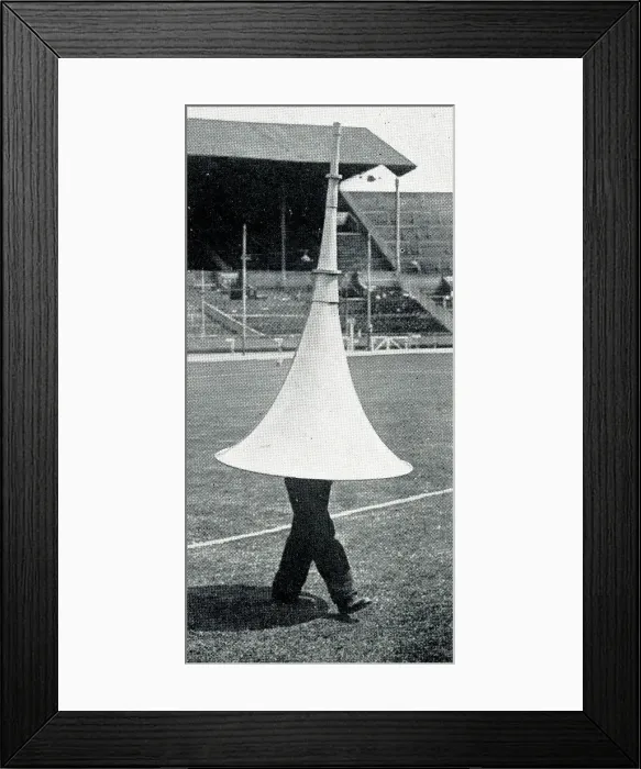 Framed Print : Preparing loudspeaker for FA Cup Final, Wembley Stadium Framed Print : Preparing loudspeaker for FA Cup Final, Wembley Stadium