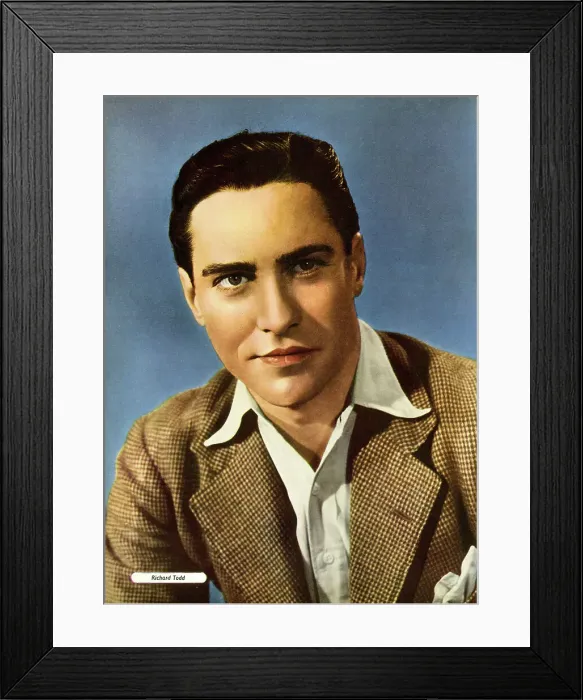 Framed Print : Richard Todd, British actor Framed Print : Richard Todd, British actor