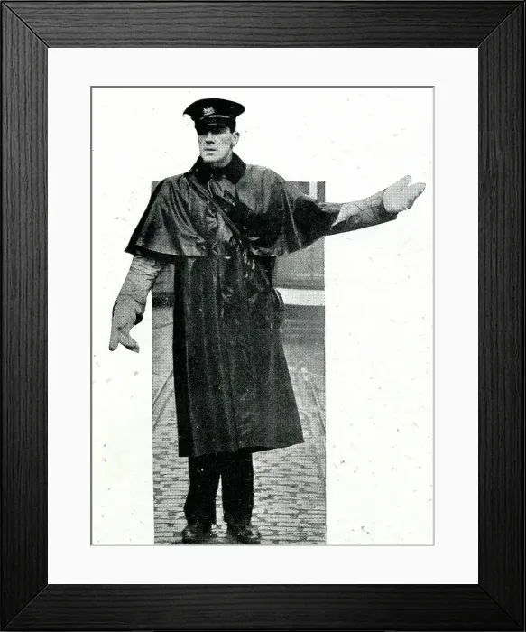 Framed Print : Frank Swift serving as special constable, WW2 Framed Print : Frank Swift serving as special constable, WW2