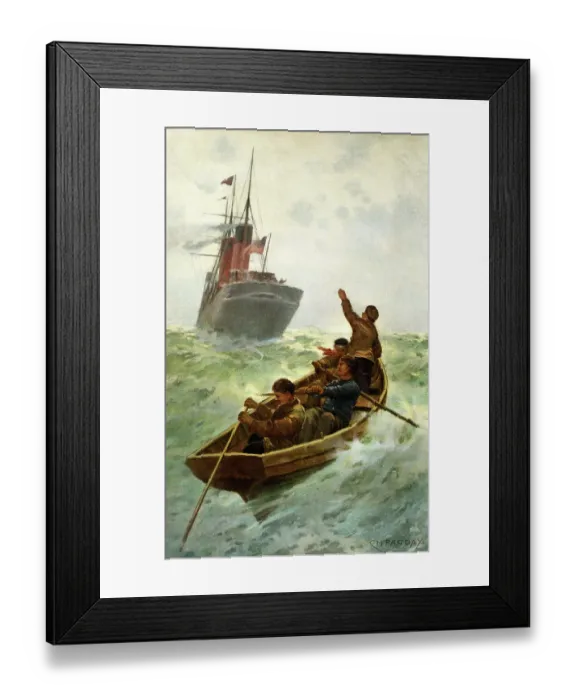 Framed Print : Ship dropping the pilot Framed Print : Ship dropping the pilot
