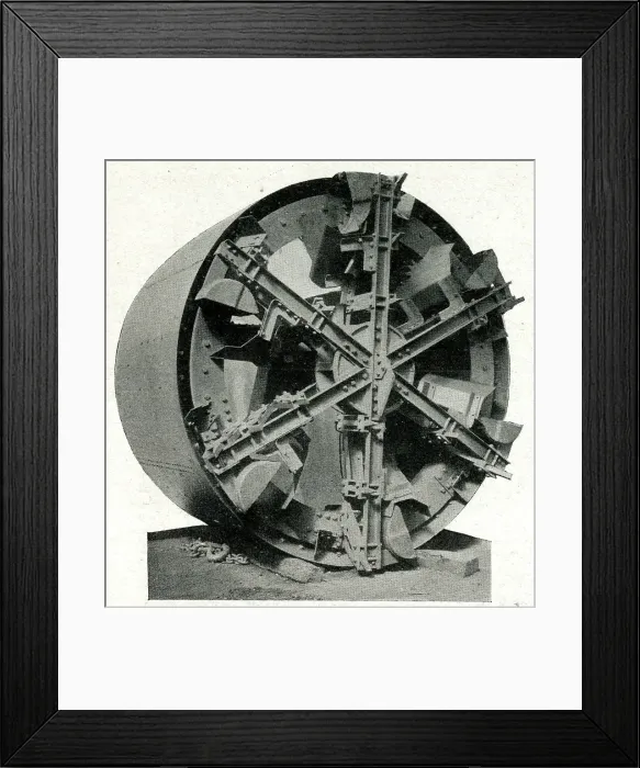 Framed Print : Price's rotary digger and greathead shield Framed Print : Price's rotary digger and greathead shield