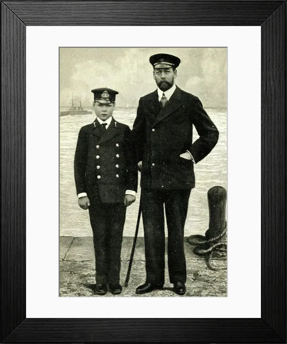 Framed Print : Prince of Wales (future George V) and Edward of Wales Framed Print : Prince of Wales (future George V) and Edward of Wales