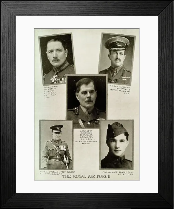 Framed Print : RAF leaders during the reign of King George V Framed Print : RAF leaders during the reign of King George V