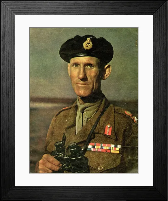 Framed Print : Lieutenant-General Sir R L McCreery, 8th Army, WW2 Framed Print : Lieutenant-General Sir R L McCreery, 8th Army, WW2