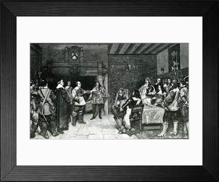 Framed Print : King Charles I before Gloucester, English Civil War Framed Print : King Charles I before Gloucester, English Civil War