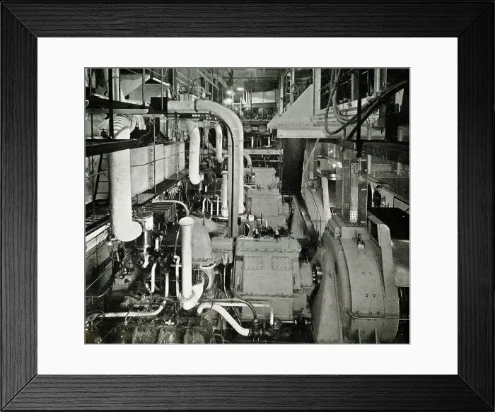Framed Print : RMS Queen Mary, engine room Framed Print : RMS Queen Mary, engine room