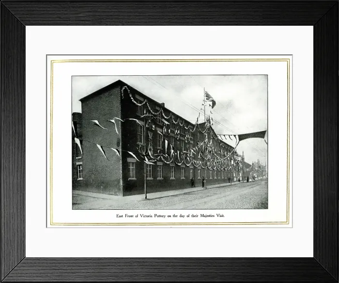 Framed Print : East Front of Victoria Pottery, Alfred Meakin Framed Print : East Front of Victoria Pottery, Alfred Meakin