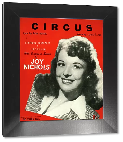 Music cover, Circus, Joy Nichols