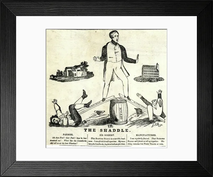 Framed Print : Anti-Corn Law campaign Framed Print : Anti-Corn Law campaign
