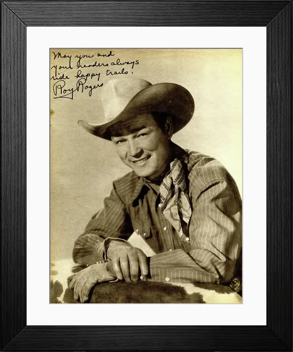 Framed Print : Roy Rogers, American actor and singer Framed Print : Roy Rogers, American actor and singer