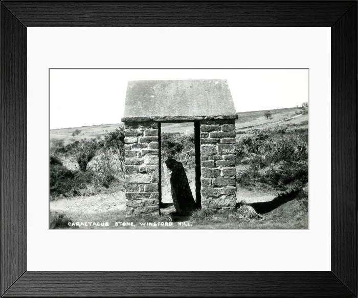 Framed Print : Caractacus Stone, Winsford Hill, Somerset Framed Print : Caractacus Stone, Winsford Hill, Somerset