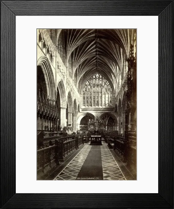 Framed Print : Central Nave, Exeter Cathedral, Exeter, Devon Framed Print : Central Nave, Exeter Cathedral, Exeter, Devon