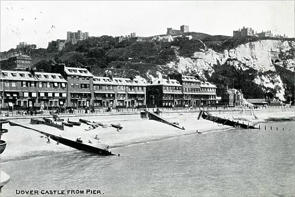 Dover Castle from the Pier, Kent