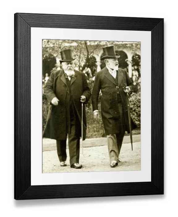 Framed Print : King Edward VII and French President Fallieres, London Framed Print : King Edward VII and French President Fallieres, London