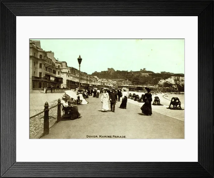 Framed Print : Marine Parade, Dover, Kent Framed Print : Marine Parade, Dover, Kent