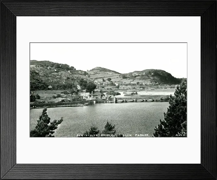 Framed Print : Pen-y-Llyn Bridge, Llyn Pardarn, Wales Framed Print : Pen-y-Llyn Bridge, Llyn Pardarn, Wales